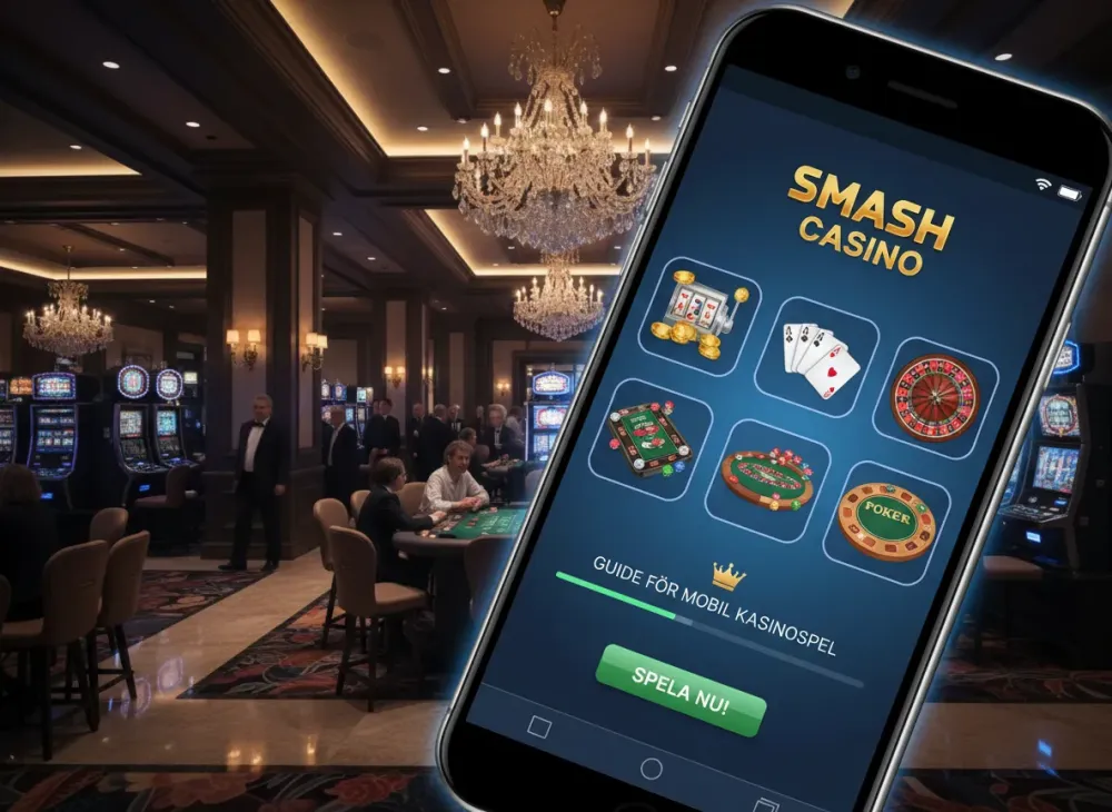 Smash casino app - Guide för mobil kasinospel