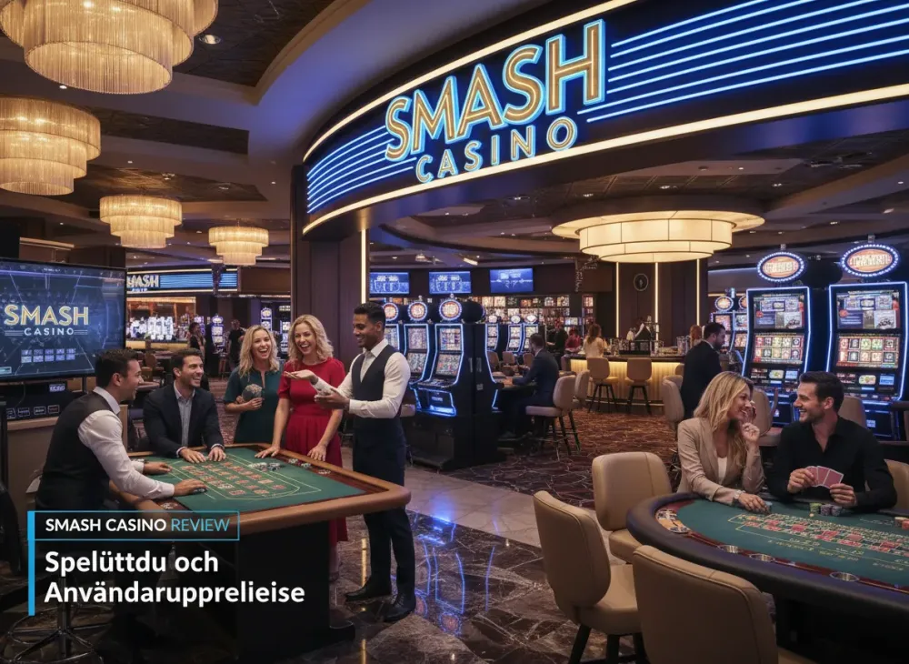 Smash casino review - Spelutbud och användarupplevelse